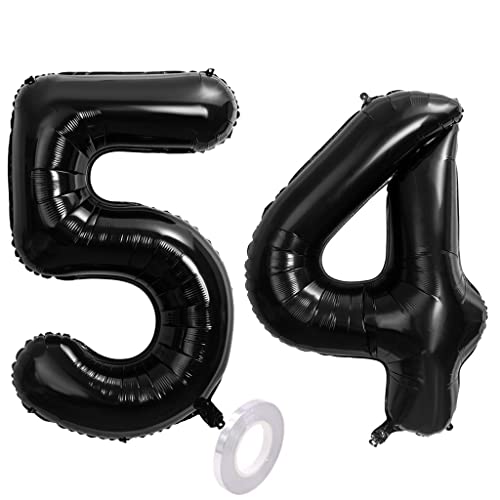 40 Zoll 2 Luftballons Zahle 54. Schwarz Geburtstag XXL 100cm Riesen Folienballon Zahlenballon 54 Schwarz Nummer Folienballon 54 Ballon Zahl 54 Heliumballon Luftballon 54 für Geburtstag Party Deko(54) 40 Zoll 2 Luftballons Zahle 54. Schwarz Geburtstag XXL 100cm Riesen Folienballon Zahlenballon 54 Schwarz Nummer Folienballon 54 Ballon Zahl 54 Heliumballon Luftballon 54 für Geburtstag Party Deko(54) von Hongyantech