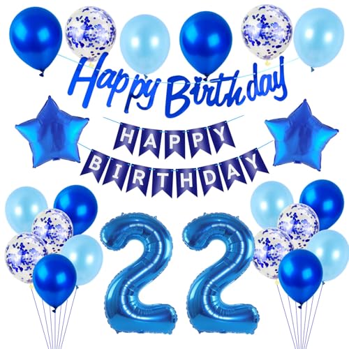 Luftballons 22 .Geburtstag Deko Mann blau Folien ballon 22 Geburtstag Deko Mann geburtstagsdeko 22 jahre geburtstag dekoration Mann, deko 22. Geburtstag Männer deko girlande 22 Geburtstag banner Luftballons 22 .Geburtstag Deko Mann blau Folien ballon 22 Geburtstag Deko Mann geburtstagsdeko 22 jahre geburtstag dekoration Mann, deko 22. Geburtstag Männer deko girlande 22 Geburtstag banner von Hongyantech
