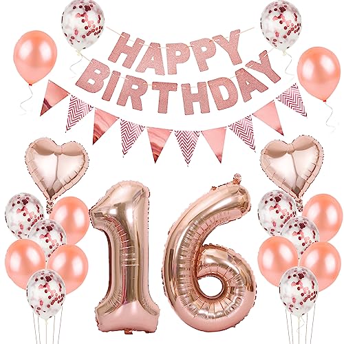 Luftballons 16. geburtstag Mädchen deko rosegold,Geburtstagsdeko 16 jahre Mädchen,ballons 16 Geburtstag Dekoration,deko 16. Geburtstag Mädchen Deko rosegold,geburtstags banner 16 geburtstag deko Luftballons 16. geburtstag Mädchen deko rosegold,Geburtstagsdeko 16 jahre Mädchen,ballons 16 Geburtstag Dekoration,deko 16. Geburtstag Mädchen Deko rosegold,geburtstags banner 16 geburtstag deko von Hongyantech