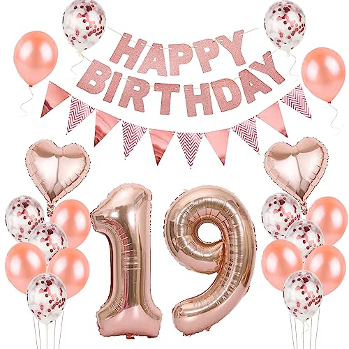 Luftballons 19. geburtstag Mädchen deko rosegold,Geburtstagsdeko 19 jahre Mädchen,ballons 19 Geburtstag Dekoration,deko 19. Geburtstag Mädchen Deko rosegold,geburtstags banner 19 geburtstag deko Luftballons 19. geburtstag Mädchen deko rosegold,Geburtstagsdeko 19 jahre Mädchen,ballons 19 Geburtstag Dekoration,deko 19. Geburtstag Mädchen Deko rosegold,geburtstags banner 19 geburtstag deko von Hongyantech