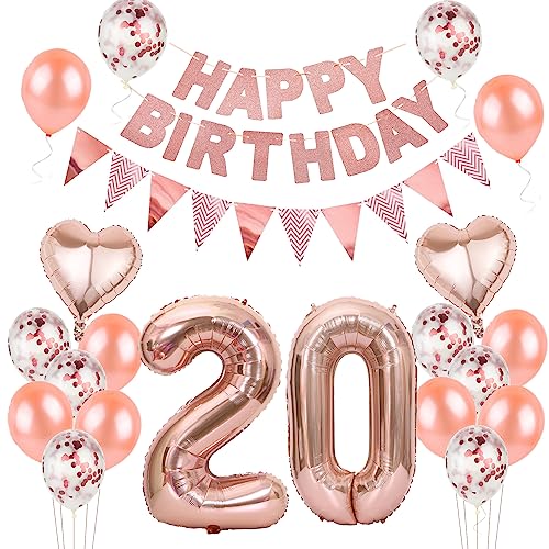 Luftballons 20. geburtstag Frauen deko rosegold,Geburtstagsdeko 20 jahre Frauen,ballons 20 Geburtstag Dekoration,deko 20. Geburtstag Frauen Deko rosegold,geburtstags banner 20 geburtstag deko Luftballons 20. geburtstag Frauen deko rosegold,Geburtstagsdeko 20 jahre Frauen,ballons 20 Geburtstag Dekoration,deko 20. Geburtstag Frauen Deko rosegold,geburtstags banner 20 geburtstag deko von Hongyantech