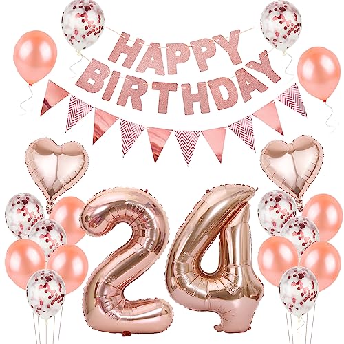 Luftballons 24. geburtstag Frauen deko rosegold,Geburtstagsdeko 24 jahre Frauen,ballons 24 Geburtstag Dekoration,deko 24. Geburtstag Frauen Deko rosegold,geburtstags banner 24 geburtstag deko Luftballons 24. geburtstag Frauen deko rosegold,Geburtstagsdeko 24 jahre Frauen,ballons 24 Geburtstag Dekoration,deko 24. Geburtstag Frauen Deko rosegold,geburtstags banner 24 geburtstag deko von Hongyantech