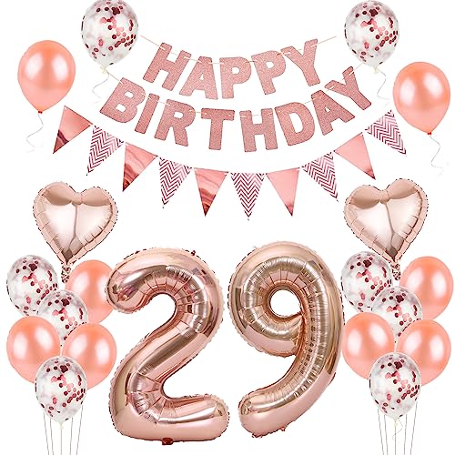 Luftballons 29. geburtstag Frauen deko rosegold,Geburtstagsdeko 29 jahre Frauen,ballons 29 Geburtstag Dekoration,deko 29. Geburtstag Frauen Deko rosegold,geburtstags banner 29 geburtstag deko Luftballons 29. geburtstag Frauen deko rosegold,Geburtstagsdeko 29 jahre Frauen,ballons 29 Geburtstag Dekoration,deko 29. Geburtstag Frauen Deko rosegold,geburtstags banner 29 geburtstag deko von Hongyantech