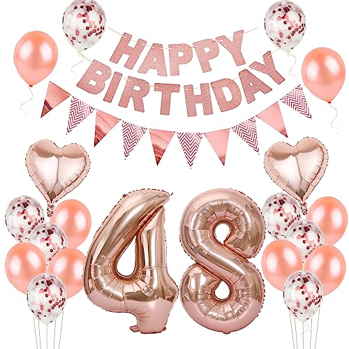 Luftballons 48. geburtstag Frauen deko rosegold,Geburtstagsdeko 48 jahre Frauen,ballons 48 Geburtstag Dekoration,deko 48. Geburtstag Frauen Deko rosegold,geburtstags banner 48 geburtstag deko Luftballons 48. geburtstag Frauen deko rosegold,Geburtstagsdeko 48 jahre Frauen,ballons 48 Geburtstag Dekoration,deko 48. Geburtstag Frauen Deko rosegold,geburtstags banner 48 geburtstag deko von Hongyantech