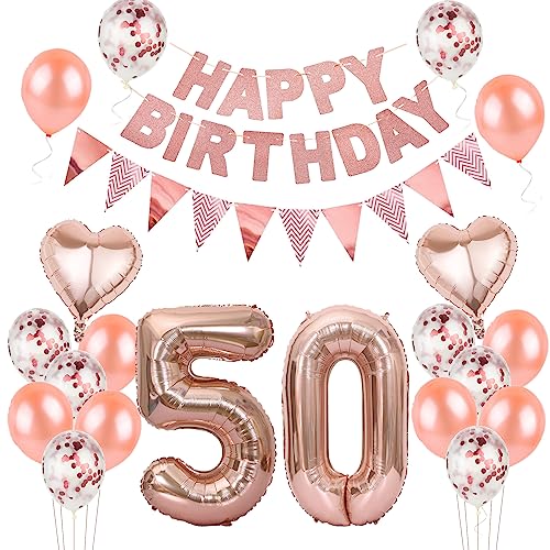 Luftballons 50. geburtstag Frauen deko rosegold,Geburtstagsdeko 50 jahre Frauen,ballons 50 Geburtstag Dekoration,deko 50. Geburtstag Frauen Deko rosegold,geburtstags banner 50 geburtstag deko Luftballons 50. geburtstag Frauen deko rosegold,Geburtstagsdeko 50 jahre Frauen,ballons 50 Geburtstag Dekoration,deko 50. Geburtstag Frauen Deko rosegold,geburtstags banner 50 geburtstag deko von Hongyantech