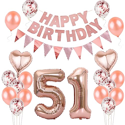 Luftballons 51. geburtstag Frauen deko rosegold,Geburtstagsdeko 51 jahre Frauen,ballons 51 Geburtstag Dekoration,deko 51. Geburtstag Frauen Deko rosegold,geburtstags banner 51 geburtstag deko Luftballons 51. geburtstag Frauen deko rosegold,Geburtstagsdeko 51 jahre Frauen,ballons 51 Geburtstag Dekoration,deko 51. Geburtstag Frauen Deko rosegold,geburtstags banner 51 geburtstag deko von Hongyantech