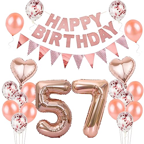Luftballons 57. geburtstag Frauen deko rosegold,Geburtstagsdeko 57 jahre Frauen,ballons 57 Geburtstag Dekoration,deko 57. Geburtstag Frauen Deko rosegold,geburtstags banner 57 geburtstag deko Luftballons 57. geburtstag Frauen deko rosegold,Geburtstagsdeko 57 jahre Frauen,ballons 57 Geburtstag Dekoration,deko 57. Geburtstag Frauen Deko rosegold,geburtstags banner 57 geburtstag deko von Hongyantech