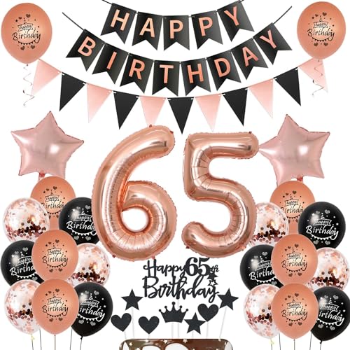 Luftballons 65 Geburtstag deko Frauen Schwarz rosegold ,ballon 65.Geburtstag deko für Frauen,deko 65 Geburtstag Frauen Tortendeko 65.geburtstag Frauen ,Geburtstagsdeko 65 jahre Frau Dekoration Luftballons 65 Geburtstag deko Frauen Schwarz rosegold ,ballon 65.Geburtstag deko für Frauen,deko 65 Geburtstag Frauen Tortendeko 65.geburtstag Frauen ,Geburtstagsdeko 65 jahre Frau Dekoration von Hongyantech
