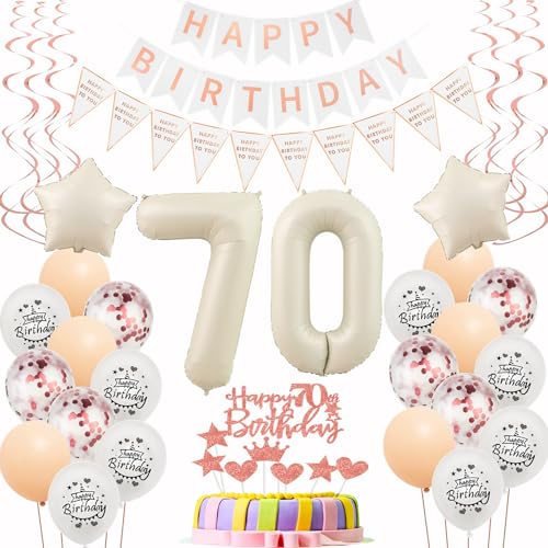 Luftballons 70 Geburtstag Frauen Beige Roségold Deko 70. Geburtstag Frauen Tortendeko 70 Frauen Geburtstagdeko 70 Jahre Frau Geburtstag deko Beige Ballon 70. Geburtstag deko Happy 70th Birthday Luftballons 70 Geburtstag Frauen Beige Roségold Deko 70. Geburtstag Frauen Tortendeko 70 Frauen Geburtstagdeko 70 Jahre Frau Geburtstag deko Beige Ballon 70. Geburtstag deko Happy 70th Birthday von Hongyantech