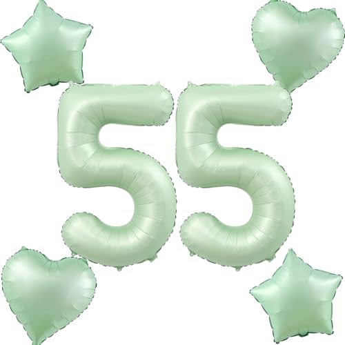 Olive Grün Luftballons Zahl 55+4 pcs herz/stern Folienballon Zahl 55 .Geburtstag frau mädchen,55" Riesenzahl Ballons 55 .geburtstagsdeko mann,Zahlenballon 55, Helium Ballons 55 Zahlen Luftballon Olive Grün Luftballons Zahl 55+4 pcs herz/stern Folienballon Zahl 55 .Geburtstag frau mädchen,55" Riesenzahl Ballons 55 .geburtstagsdeko mann,Zahlenballon 55, Helium Ballons 55 Zahlen Luftballon von Hongyantech