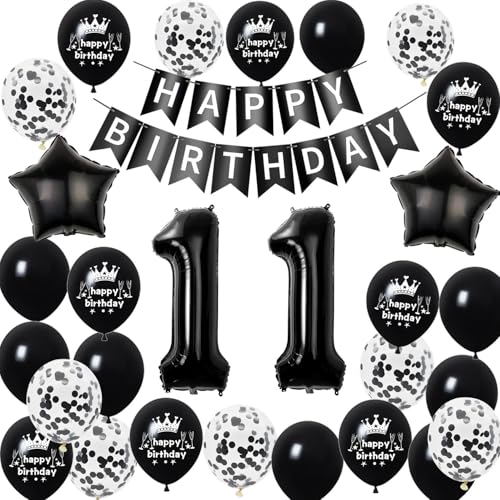 deko 11. geburtstag mädchen Junge deko Schwarz ballon 11. geburtstag mädchen deko luftballon 11. geburtstag deko Schwarz 11 Geburtstag girlande banner geburtstagsdeko 11 jahre Junge dekoration deko 11. geburtstag mädchen Junge deko Schwarz ballon 11. geburtstag mädchen deko luftballon 11. geburtstag deko Schwarz 11 Geburtstag girlande banner geburtstagsdeko 11 jahre Junge dekoration von Hongyantech