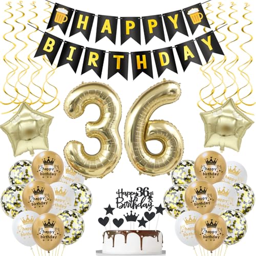 deko 36. geburtstag Frauen Mann deko Schwarz gold ballon 36. geburtstag Mann,deko 36 geburtstag Mann Schwarz luftballon 36.geburtstag deko Mann geburtstagsdeko 36 jahre Geburtstag Deko Männer Frau deko 36. geburtstag Frauen Mann deko Schwarz gold ballon 36. geburtstag Mann,deko 36 geburtstag Mann Schwarz luftballon 36.geburtstag deko Mann geburtstagsdeko 36 jahre Geburtstag Deko Männer Frau von Hongyantech