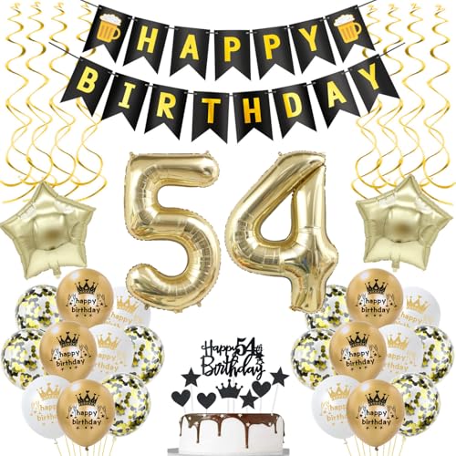 deko 54. geburtstag Frauen Mann deko Schwarz gold ballon 54. geburtstag Mann,deko 54 geburtstag Mann Schwarz luftballon 54.geburtstag deko Mann geburtstagsdeko 54 jahre Geburtstag Deko Männer Frau deko 54. geburtstag Frauen Mann deko Schwarz gold ballon 54. geburtstag Mann,deko 54 geburtstag Mann Schwarz luftballon 54.geburtstag deko Mann geburtstagsdeko 54 jahre Geburtstag Deko Männer Frau von Hongyantech