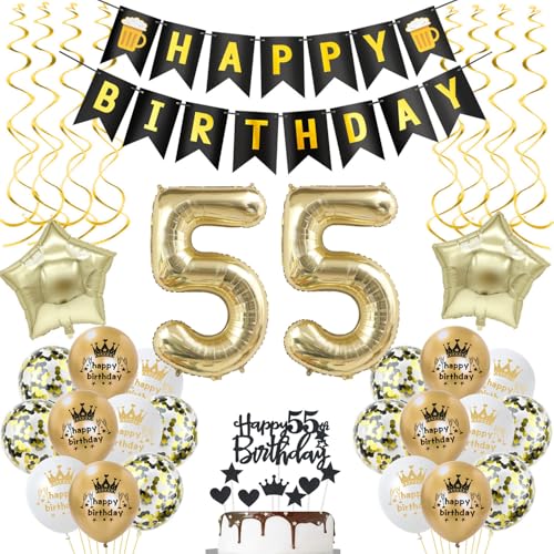 deko 55. geburtstag Frauen Mann deko Schwarz gold ballon 55. geburtstag Mann,deko 55 geburtstag Mann Schwarz luftballon 55.geburtstag deko Mann geburtstagsdeko 55 jahre Geburtstag Deko Männer Frau deko 55. geburtstag Frauen Mann deko Schwarz gold ballon 55. geburtstag Mann,deko 55 geburtstag Mann Schwarz luftballon 55.geburtstag deko Mann geburtstagsdeko 55 jahre Geburtstag Deko Männer Frau von Hongyantech