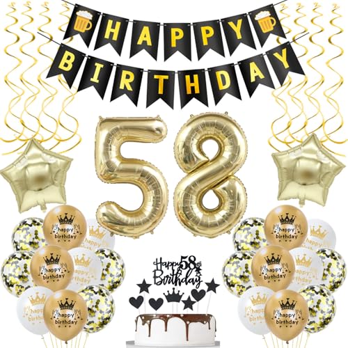 deko 58. geburtstag Frauen Mann deko Schwarz gold ballon 58. geburtstag Mann,deko 58 geburtstag Mann Schwarz luftballon 58.geburtstag deko Mann geburtstagsdeko 58 jahre Geburtstag Deko Männer Frau deko 58. geburtstag Frauen Mann deko Schwarz gold ballon 58. geburtstag Mann,deko 58 geburtstag Mann Schwarz luftballon 58.geburtstag deko Mann geburtstagsdeko 58 jahre Geburtstag Deko Männer Frau von Hongyantech