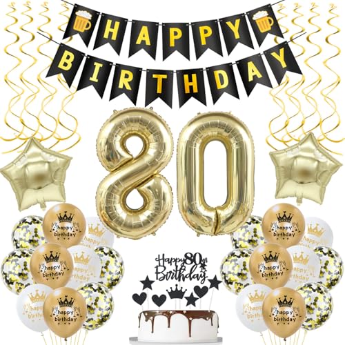 deko 80. geburtstag Frauen Mann deko Schwarz gold ballon 80. geburtstag Mann,deko 80 geburtstag Mann Schwarz luftballon 80.geburtstag deko Mann geburtstagsdeko 80 jahre Geburtstag Deko Männer Frau deko 80. geburtstag Frauen Mann deko Schwarz gold ballon 80. geburtstag Mann,deko 80 geburtstag Mann Schwarz luftballon 80.geburtstag deko Mann geburtstagsdeko 80 jahre Geburtstag Deko Männer Frau von Hongyantech