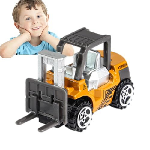 Honhoha Spielzeug-Baufahrzeuge,Konstruktionsspielzeug für Kinder - Baufahrzeug-Spielzeug, technischer Bagger, Muldenkipper-Lader, Kindergeschenk, zurückziehbares Autospielzeug für Jungen und Mädchen von Honhoha