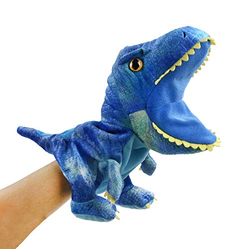 HooYiiok Dinosaurier-Handpuppen, T-rex Dinosaurier-Handpuppen, weiches Plüschspielzeug, tolles Geburtstagsgeschenk für Kinder, 28 cm, beweglicher offener Mund für kreatives Rollenspielen HooYiiok Dinosaurier-Handpuppen, T-rex Dinosaurier-Handpuppen, weiches Plüschspielzeug, tolles Geburtstagsgeschenk für Kinder, 28 cm, beweglicher offener Mund für kreatives Rollenspielen von HooYiiok