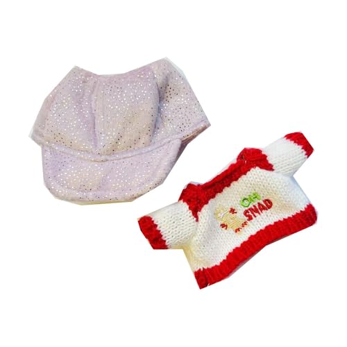 Hoobee 17 cm Kleidung Geeignet fur Labubu, Puppenzubehör, Kompatibel mit Labubu Clothing, Geeignet zum Fotografieren und Sammeln, DIY Kinder Geschenke(Ohne Puppe) von Hoobee