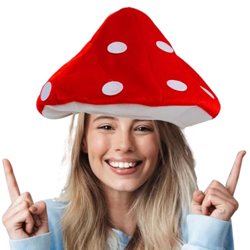 Hooin Pilzhut. Pilz-Kostüm-Partyhut. Kostüm-Kopfbedeckung in Erwachsenengröße. von Hooin