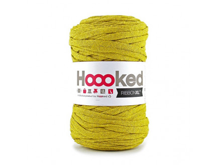 Hoooked Ribbon XL T-Shirt Garn Unicolor SP5 Ocker von Hoooked
