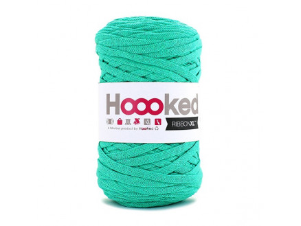 Hoooked Ribbon XL T-Shirt Garn Unicolor SP7 Mint von Hoooked