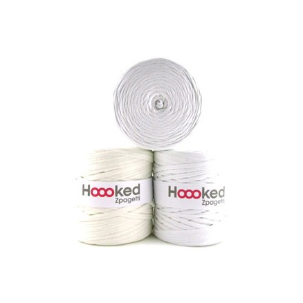 Hoooked Zpagetti T-Shirt Garn Unicolor 02 Weißton 1 Stk von Hoooked