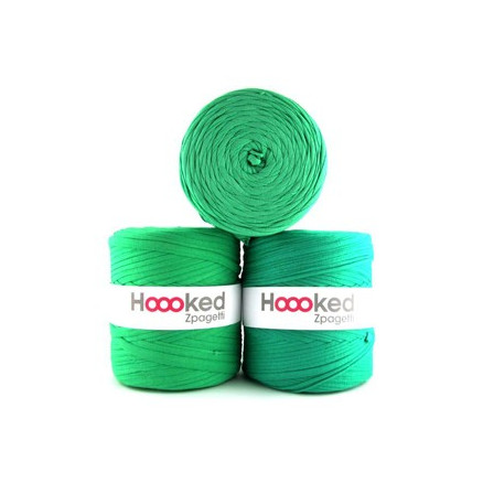 Hoooked Zpagetti T-Shirt Garn Unicolor 11 Grünton 1 Stk von Hoooked