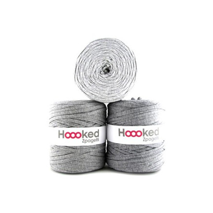Hoooked Zpagetti T-Shirt Garn Unicolor 12 Grauton 1 Stk von Hoooked