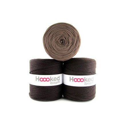 Hoooked Zpagetti T-Shirt Garn Unicolor 14 Braunton 1 Stk von Hoooked