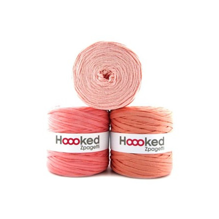 Hoooked Zpagetti T-Shirt Garn Unicolor 23 Pfirsichton 1 Stk von Hoooked