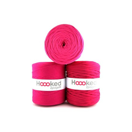 Hoooked Zpagetti T-Shirt Garn Unicolor 4 Pinkton 1 Stk von Hoooked