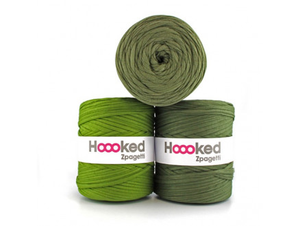 Hoooked Zpagetti T-Shirt Garn Unicolor 50 Olivton 1 Stk von Hoooked