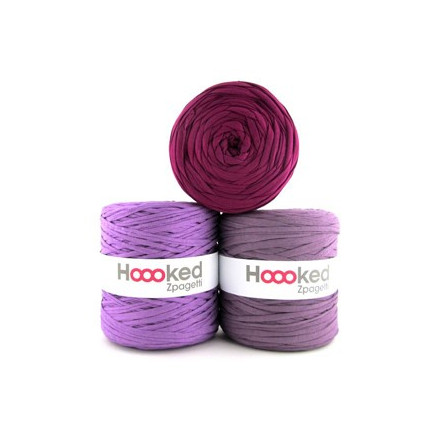 Hoooked Zpagetti T-Shirt Garn Unicolor 8 Lilaton 1 Stk von Hoooked