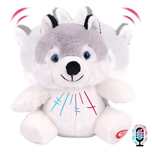 Hopearl Talking Husky wiederholt, was Sie Sagen Shaking Head Electric Interactive Animated Toy Speaking Plüsch Buddy Geburtstagsfest für Kleinkinder, 19cm Hopearl Talking Husky wiederholt, was Sie Sagen Shaking Head Electric Interactive Animated Toy Speaking Plüsch Buddy Geburtstagsfest für Kleinkinder, 19cm von Hopearl