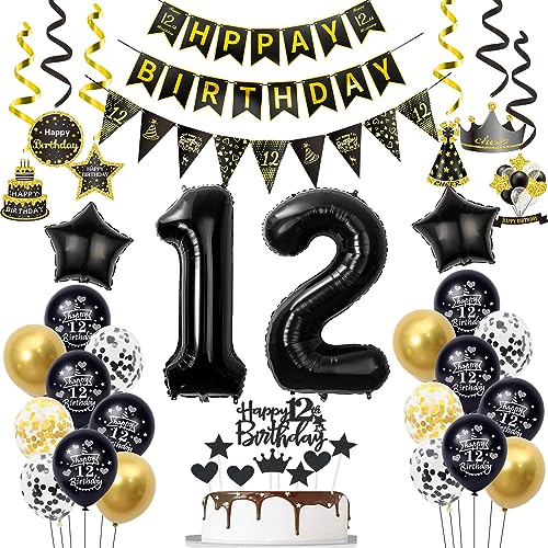 12 Geburtstag Deko Junge Luftballon 12.geburtstag Deko Schwarz Gold Geburtstagsdeko 12 Jahre Luftballon Schwarz deko 12 Jahre Junge Geburtstagdeko Mann Deko 12. Geburtstag Mädchen Luftballons 12 12 Geburtstag Deko Junge Luftballon 12.geburtstag Deko Schwarz Gold Geburtstagsdeko 12 Jahre Luftballon Schwarz deko 12 Jahre Junge Geburtstagdeko Mann Deko 12. Geburtstag Mädchen Luftballons 12 von Hopewey