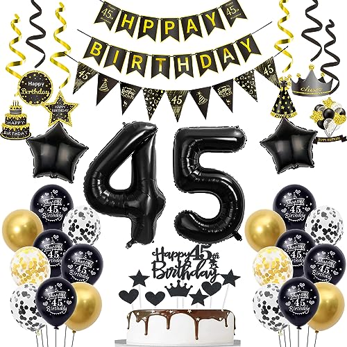45 Geburtstag Deko Mann Luftballon 45.geburtstag Deko Schwarz Gold Geburtstagsdeko 45 Jahre Luftballon Schwarz deko 45 Jahre Mann Geburtstagdeko Männer Deko 45. Geburtstag Frauen Luftballons 45 45 Geburtstag Deko Mann Luftballon 45.geburtstag Deko Schwarz Gold Geburtstagsdeko 45 Jahre Luftballon Schwarz deko 45 Jahre Mann Geburtstagdeko Männer Deko 45. Geburtstag Frauen Luftballons 45 von Hopewey