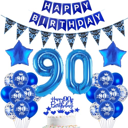 Blau Luftballon 90. Geburtstag Dekoration Blau Tortendeko 90. Geburtstag Mann Geburtstagsdeko 90 Jahre Mann Folienballon 90 Ballon 90 Party deko Blau Luftballon 90. Geburtstag Dekoration Blau Tortendeko 90. Geburtstag Mann Geburtstagsdeko 90 Jahre Mann Folienballon 90 Ballon 90 Party deko von Hopewey