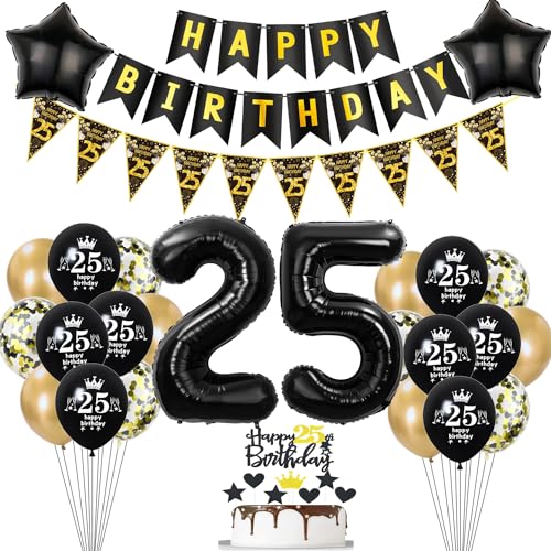 Deko 25. Geburtstag Mann Frauen Tortendeko 25 Geburtstag Frauen Party Deko Schwarz Gold Luftballons 25 Geburtstag Mann deko Geburtstagsdeko 25 jahre Mann Ballon 25 Geburtstag Frauen dekoration Deko 25. Geburtstag Mann Frauen Tortendeko 25 Geburtstag Frauen Party Deko Schwarz Gold Luftballons 25 Geburtstag Mann deko Geburtstagsdeko 25 jahre Mann Ballon 25 Geburtstag Frauen dekoration von Hopewey