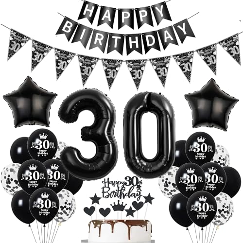 Deko 30. Geburtstag Mann Frauen Schwarz Tortendeko 30 Geburtstag Frauen Party Deko Schwarz Luftballons 30 Geburtstag Mann deko Geburtstagsdeko 30 jahre Mann Ballon 30 Geburtstag Frauen Deko 30. Geburtstag Mann Frauen Schwarz Tortendeko 30 Geburtstag Frauen Party Deko Schwarz Luftballons 30 Geburtstag Mann deko Geburtstagsdeko 30 jahre Mann Ballon 30 Geburtstag Frauen von Hopewey