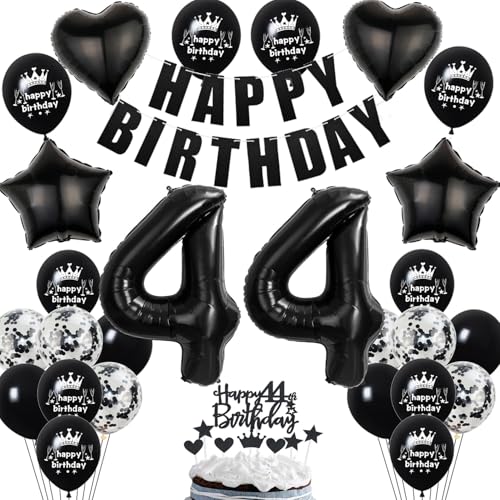 Deko 44. Geburtstag Frauen Mann Ballon Dekoration Schwarz Tortendeko 44. Geburtstag Frau Luftballon 44 deko Männer Frauen Schwarz 44 Geburtstagsdeko 44 Jahre Ballon Deko 44. Geburtstag Frauen Mann Ballon Dekoration Schwarz Tortendeko 44. Geburtstag Frau Luftballon 44 deko Männer Frauen Schwarz 44 Geburtstagsdeko 44 Jahre Ballon von Hopewey