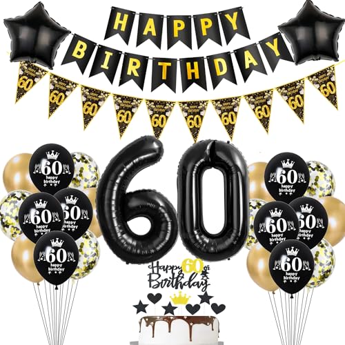 Deko 60. Geburtstag Mann Frauen Tortendeko 60 Geburtstag Frauen Party Deko Schwarz Gold Luftballons 60 Geburtstag Mann deko Geburtstagsdeko 60 jahre Mann Ballon 60 Geburtstag Frauen dekoration Deko 60. Geburtstag Mann Frauen Tortendeko 60 Geburtstag Frauen Party Deko Schwarz Gold Luftballons 60 Geburtstag Mann deko Geburtstagsdeko 60 jahre Mann Ballon 60 Geburtstag Frauen dekoration von Hopewey
