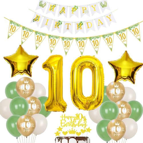 Gold Luftballons 10 Geburtstag Mädchen Junge Dekoration Oliv grün Tortendeko 10 Geburtstagsdeko 10 Jahre Folienballon 10 deko 10. Geburtstag Junge Ballon party deko Gold Luftballons 10 Geburtstag Mädchen Junge Dekoration Oliv grün Tortendeko 10 Geburtstagsdeko 10 Jahre Folienballon 10 deko 10. Geburtstag Junge Ballon party deko von Hopewey