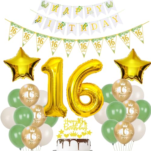 Gold Luftballons 16 Geburtstag Mädchen Junge Dekoration Oliv grün Tortendeko 16 Geburtstag Mädchen Geburtstagsdeko 16 Jahre Mädchen Folienballon 16 deko 16. Geburtstag Junge Ballon party deko Gold Luftballons 16 Geburtstag Mädchen Junge Dekoration Oliv grün Tortendeko 16 Geburtstag Mädchen Geburtstagsdeko 16 Jahre Mädchen Folienballon 16 deko 16. Geburtstag Junge Ballon party deko von Hopewey