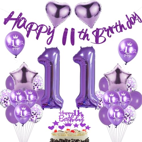 Lila Luftballon 11. Geburtstag Dekoration Mädchen Lila Tortendeko 11. Geburtstag Mädchen Geburtstagsdeko 11 Jahre Mädchen Ballon violett Folienballon 11 deko 11. Geburtstag Mädchen Lila Ballon Lila Luftballon 11. Geburtstag Dekoration Mädchen Lila Tortendeko 11. Geburtstag Mädchen Geburtstagsdeko 11 Jahre Mädchen Ballon violett Folienballon 11 deko 11. Geburtstag Mädchen Lila Ballon von Hopewey