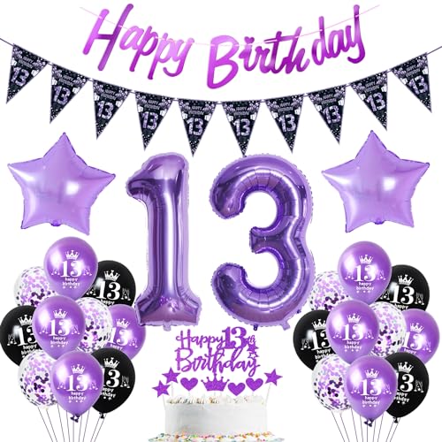 Lila Luftballon 13. Geburtstag Dekoration violett Tortendeko 13. Geburtstag Mädchen party deko Geburtstagsdeko 13 Jahre Mädchen Lila Folienballon 13 deko 13. Geburtstag Mädchen Ballon Lila Luftballon 13. Geburtstag Dekoration violett Tortendeko 13. Geburtstag Mädchen party deko Geburtstagsdeko 13 Jahre Mädchen Lila Folienballon 13 deko 13. Geburtstag Mädchen Ballon von Hopewey