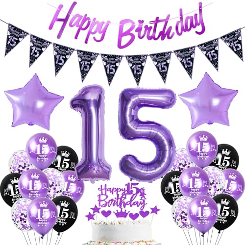 Lila Luftballon 15. Geburtstag Dekoration violett Tortendeko 15. Geburtstag Mädchen party deko Geburtstagsdeko 15 Jahre Mädchen Lila Folienballon 15 deko 15. Geburtstag Mädchen Ballon Lila Luftballon 15. Geburtstag Dekoration violett Tortendeko 15. Geburtstag Mädchen party deko Geburtstagsdeko 15 Jahre Mädchen Lila Folienballon 15 deko 15. Geburtstag Mädchen Ballon von Hopewey