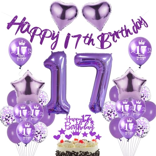 Lila Luftballon 17. Geburtstag Dekoration Mädchen Lila Tortendeko 17. Geburtstag Mädchen Geburtstagsdeko 17 Jahre Mädchen Ballon violett Folienballon 17 deko 17. Geburtstag Mädchen Lila Ballon Lila Luftballon 17. Geburtstag Dekoration Mädchen Lila Tortendeko 17. Geburtstag Mädchen Geburtstagsdeko 17 Jahre Mädchen Ballon violett Folienballon 17 deko 17. Geburtstag Mädchen Lila Ballon von Hopewey