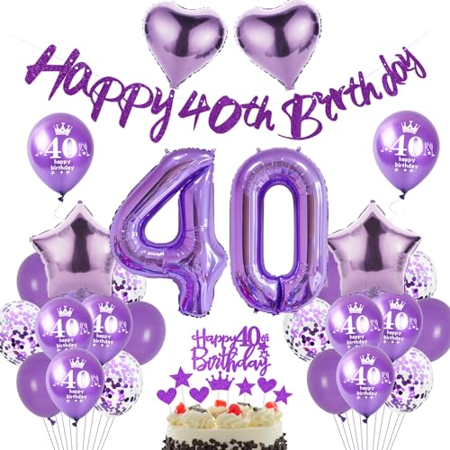 Lila Luftballon 40. Geburtstag Dekoration Frauen Lila Tortendeko 40. Geburtstag Frauen Geburtstagsdeko 40 Jahre Frauen Ballon violett Folienballon 40 deko 40. Geburtstag Frau Mädchen Lila Ballon Lila Luftballon 40. Geburtstag Dekoration Frauen Lila Tortendeko 40. Geburtstag Frauen Geburtstagsdeko 40 Jahre Frauen Ballon violett Folienballon 40 deko 40. Geburtstag Frau Mädchen Lila Ballon von Hopewey