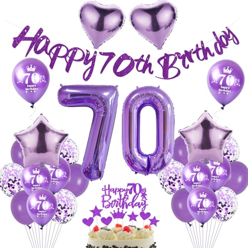 Lila Luftballon 70. Geburtstag Dekoration Frauen Lila Tortendeko 70. Geburtstag Frauen Geburtstagsdeko 70 Jahre Frauen Ballon violett Folienballon 70 deko 70. Geburtstag Frau Mädchen Lila Ballon Lila Luftballon 70. Geburtstag Dekoration Frauen Lila Tortendeko 70. Geburtstag Frauen Geburtstagsdeko 70 Jahre Frauen Ballon violett Folienballon 70 deko 70. Geburtstag Frau Mädchen Lila Ballon von Hopewey